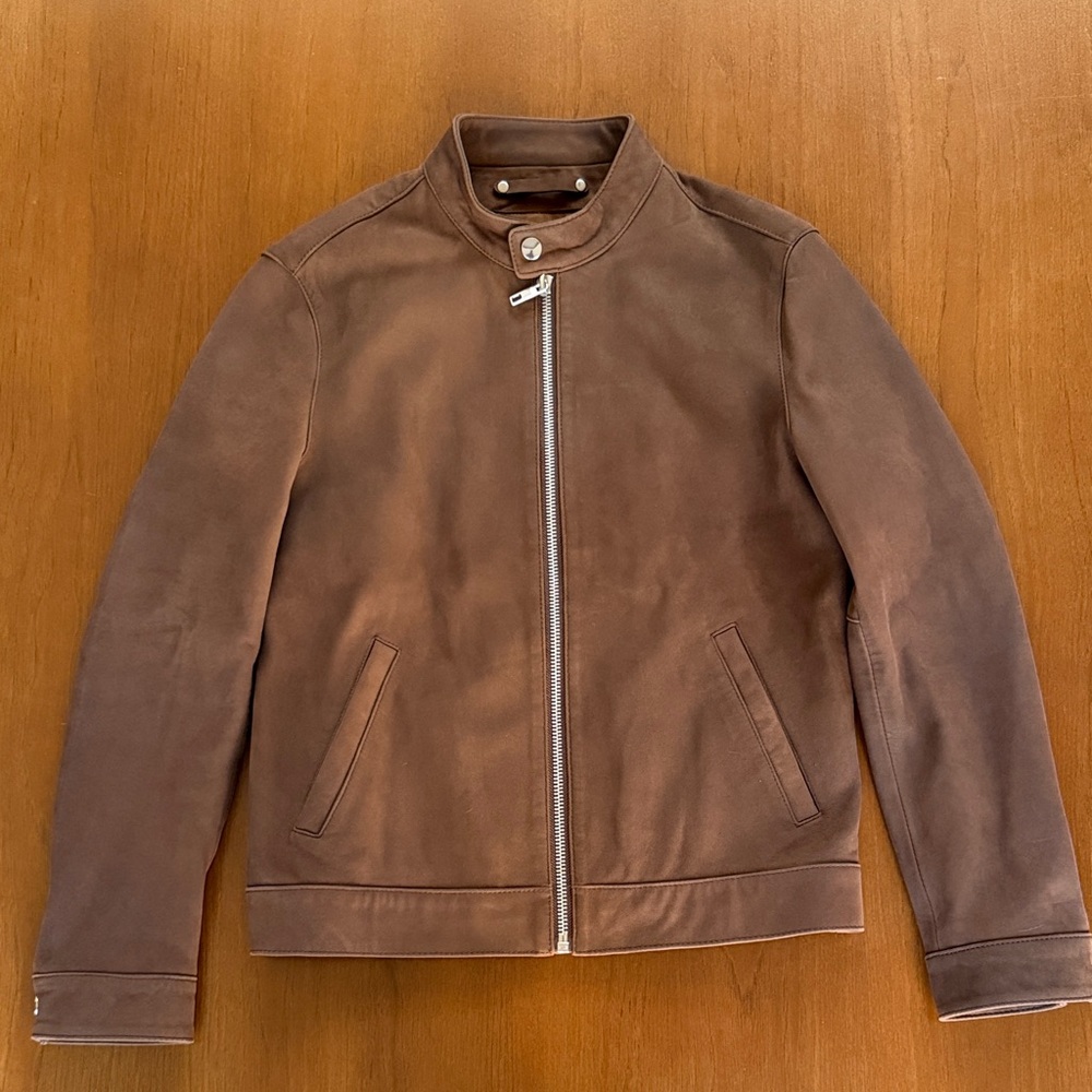Thursday Boot Company Racer Jacket Brown suede.
